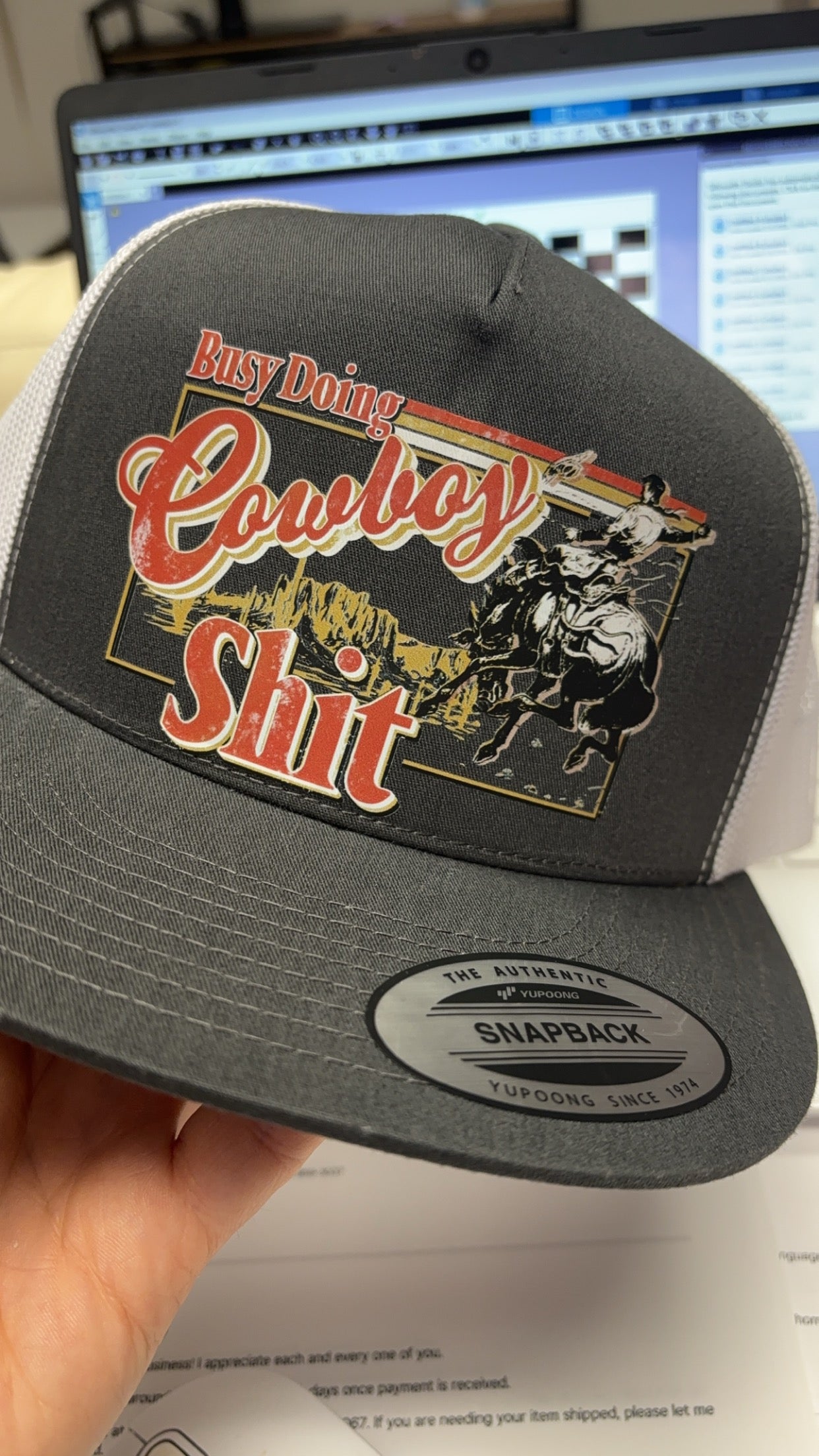 “Busy Doing Cowboy Shit” SnapBack
