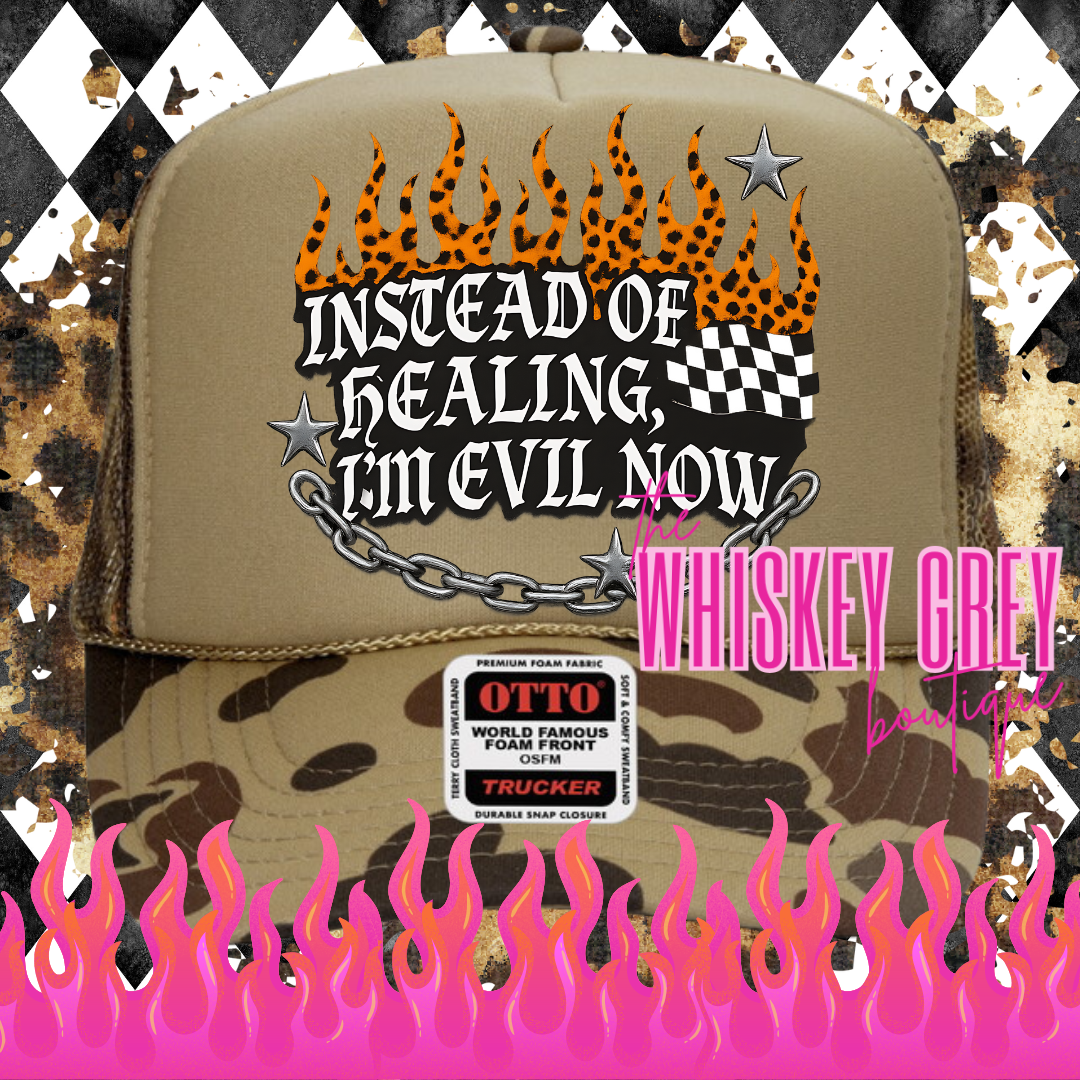 I'm Evil Now Hat-BUILD YOUR OWN