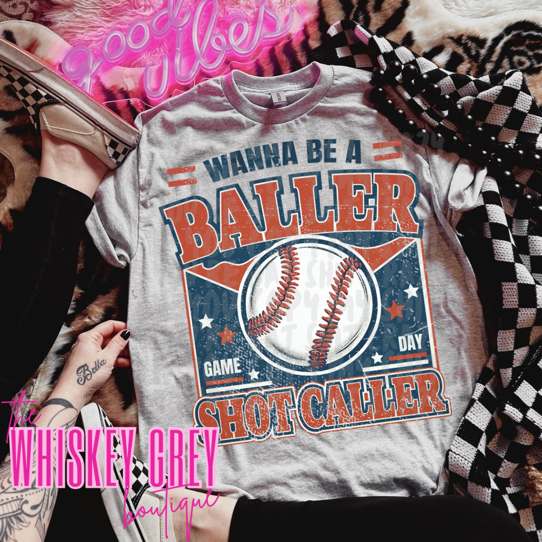 Wanna Be A Baller Tee ⚾️
