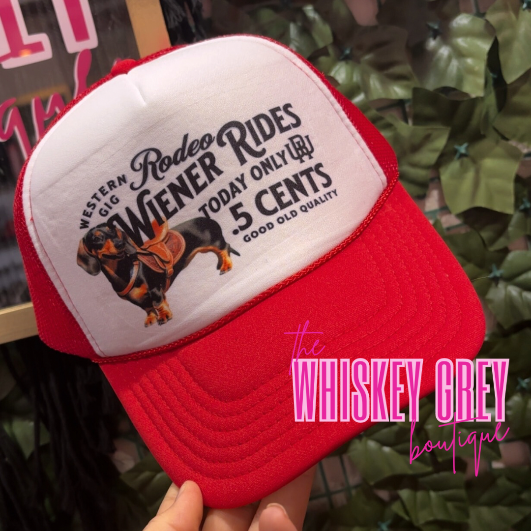 Wiener Rides Trucker Hat
