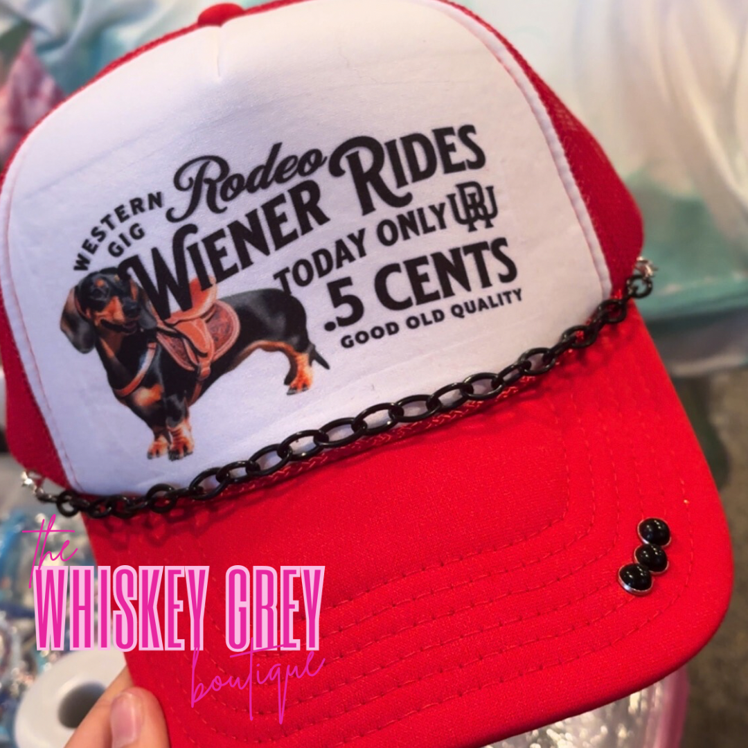 Wiener Rides Trucker Hat