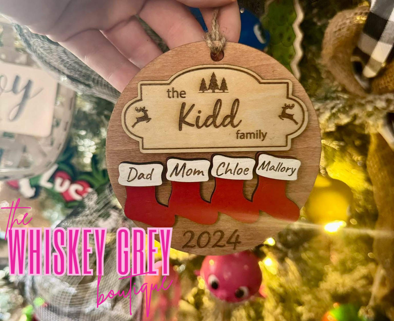 Personalized Family Ornaments