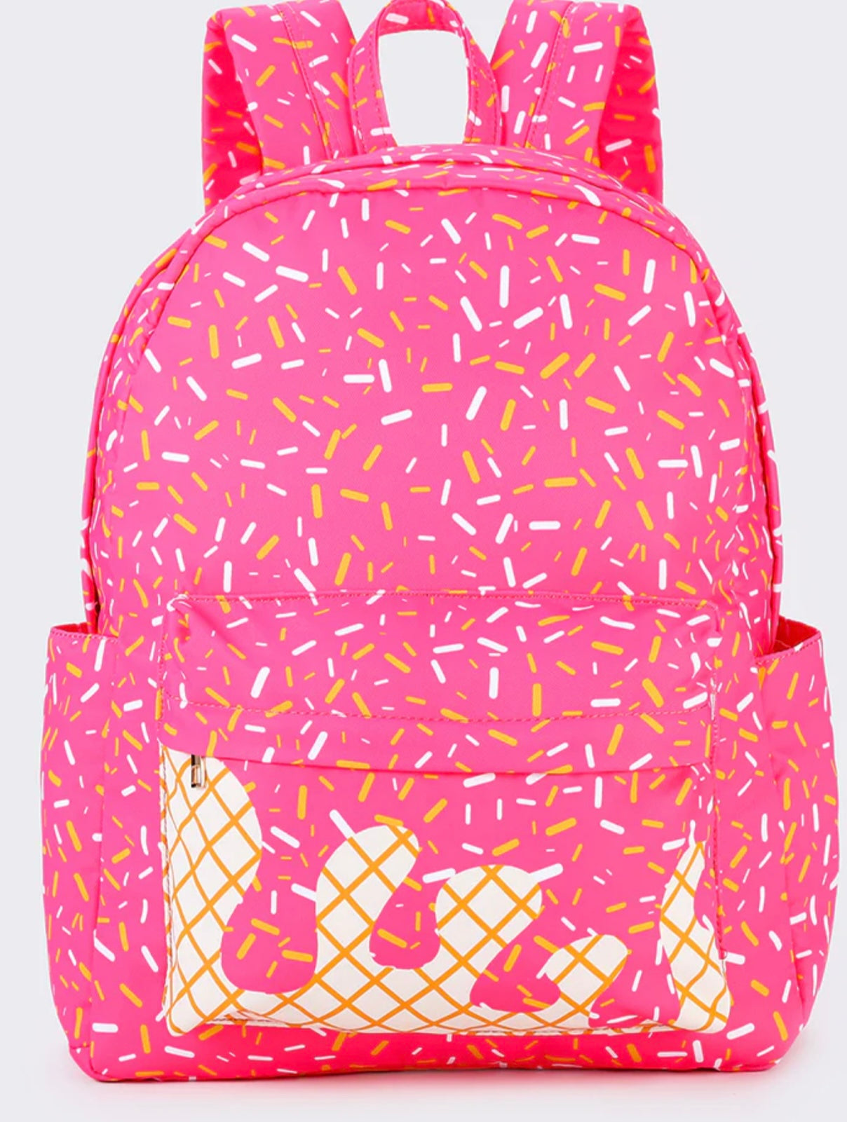 Pink Ice Cream Drip Backpack & Lunch Box PRE ORDER