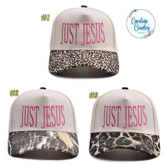 Just Jesus Embroidered Hat-Pre Order (Closes 11/2)