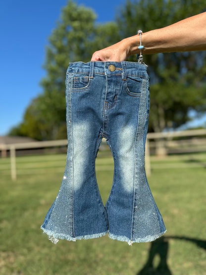 Bedazzled Denim Flares