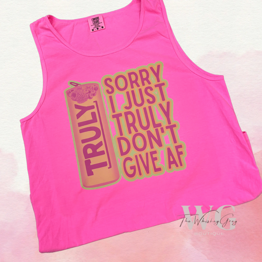 “Truly Don’t Give Af” Comfort Colors Tank