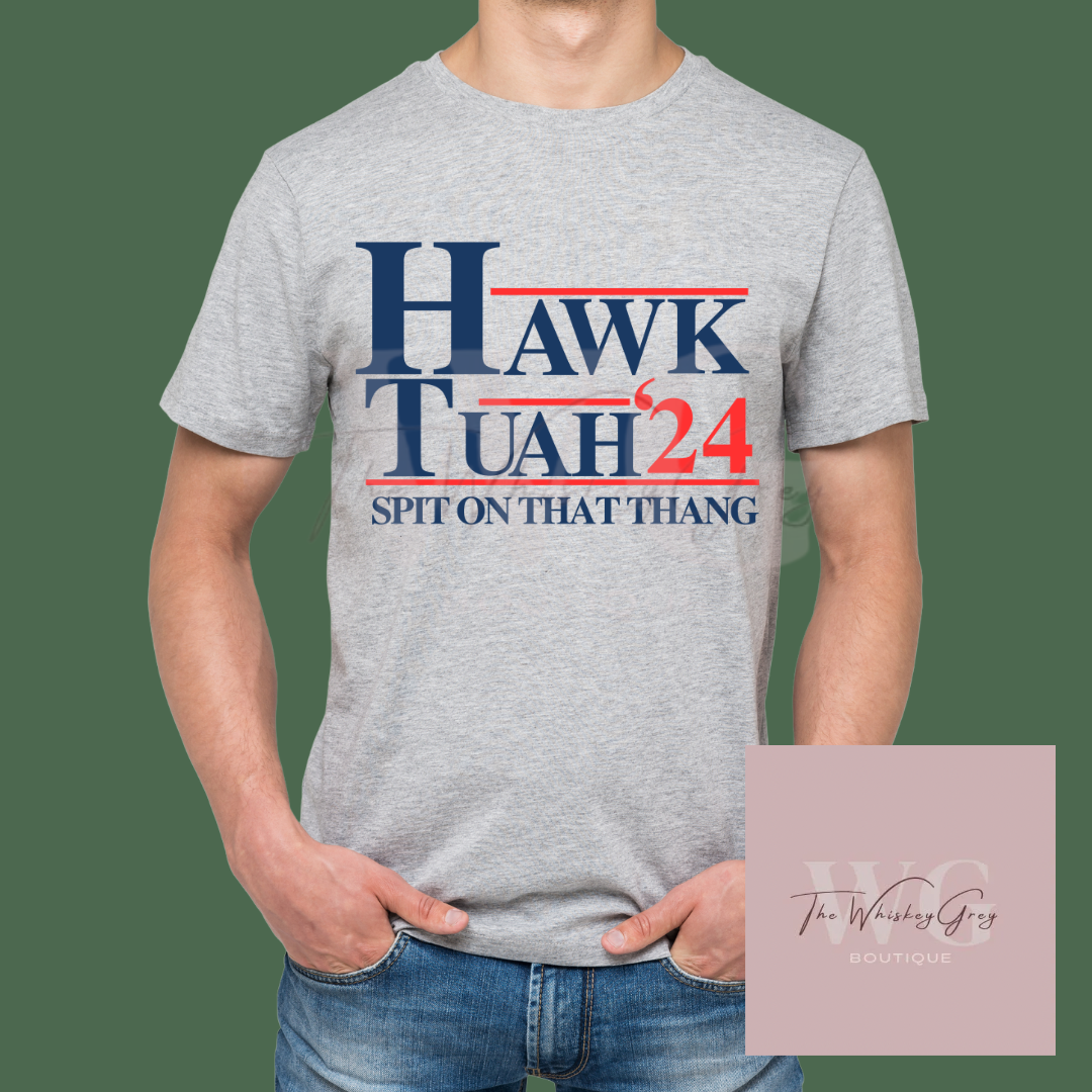 "Hawk Tuah 24" Unisex Tee