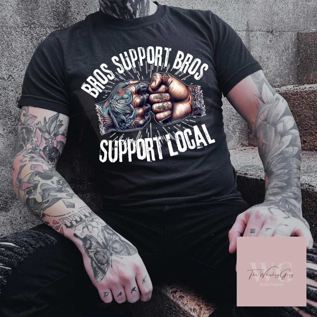 "Bros Support Bros" Tee