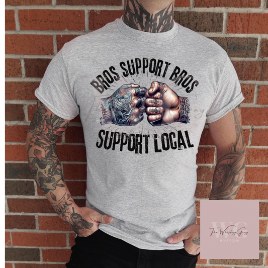 "Bros Support Bros" Tee