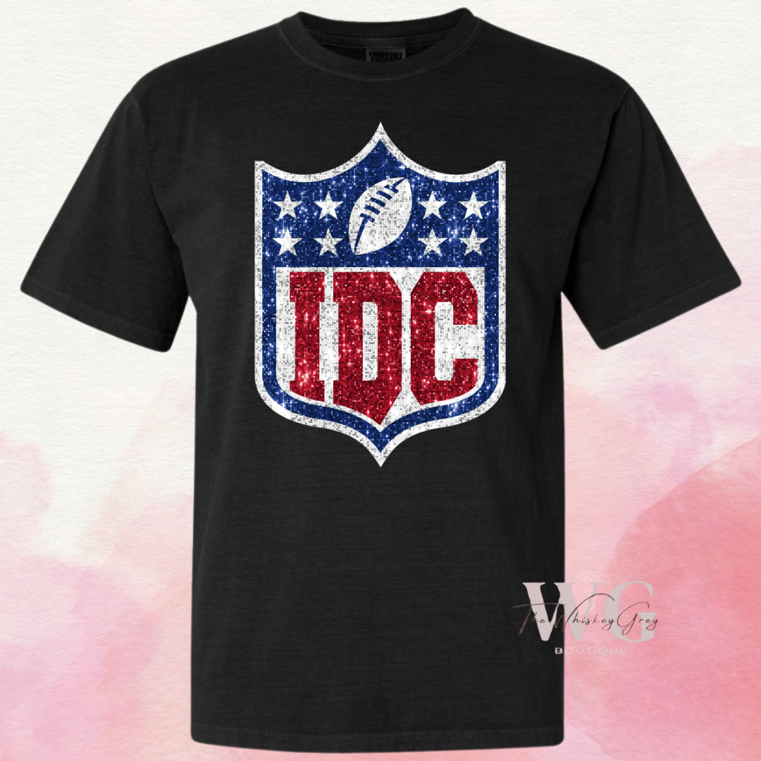 IDC Tee-Faux Sequins