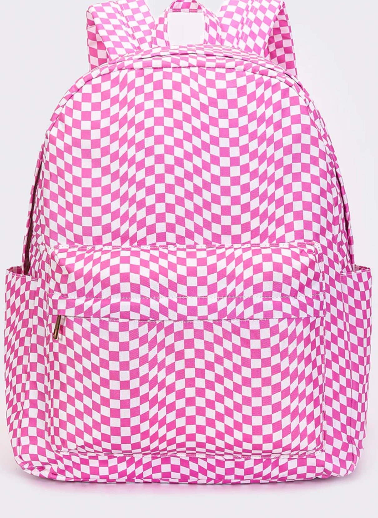 Pink Checkered backpack PRE ORDER