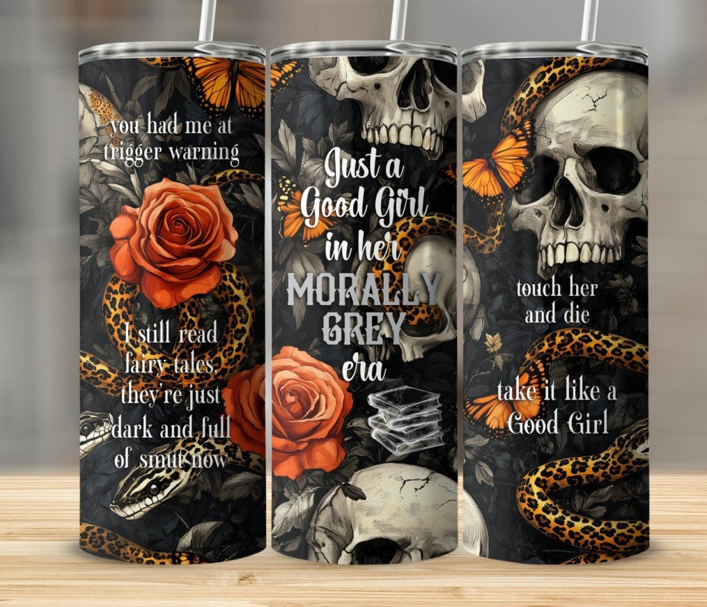 Morally Grey Era Cheetah Tumbler