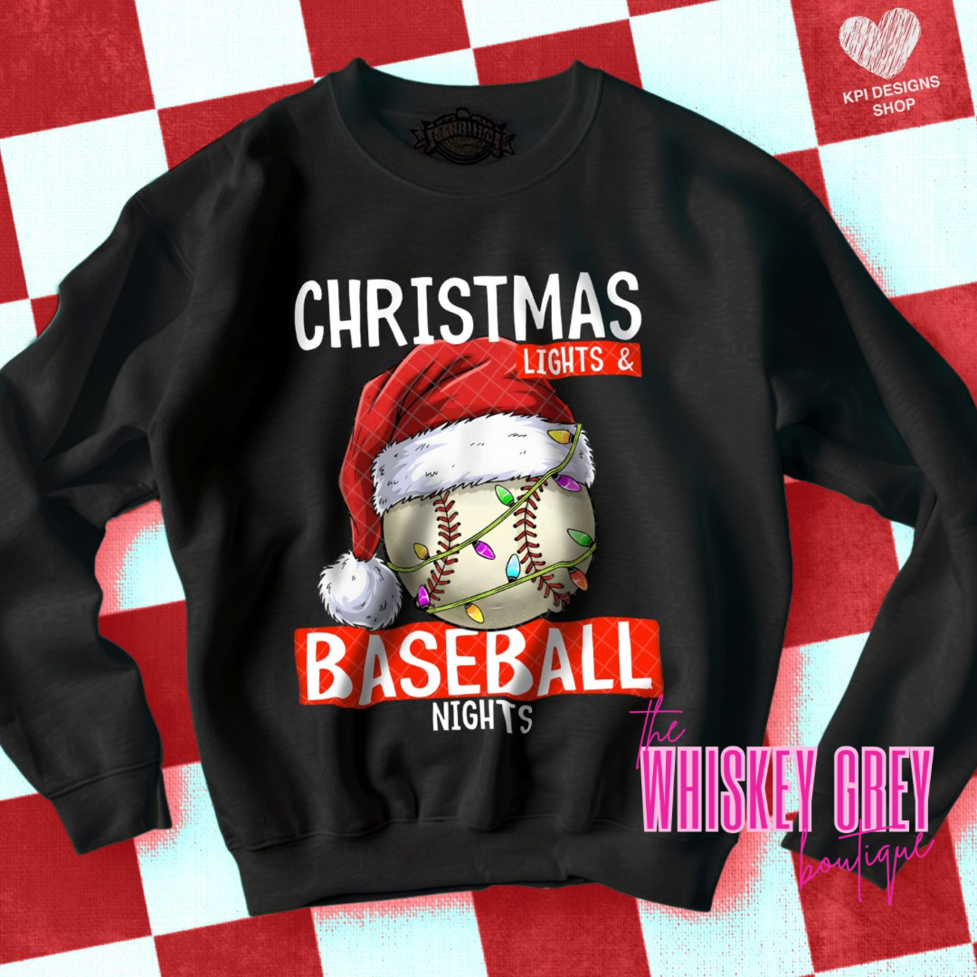 Christmas Lights & Baseball Nights