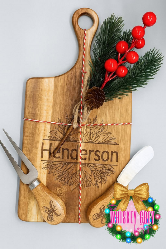 Mini Cheese Board Gift Set – Personalized!