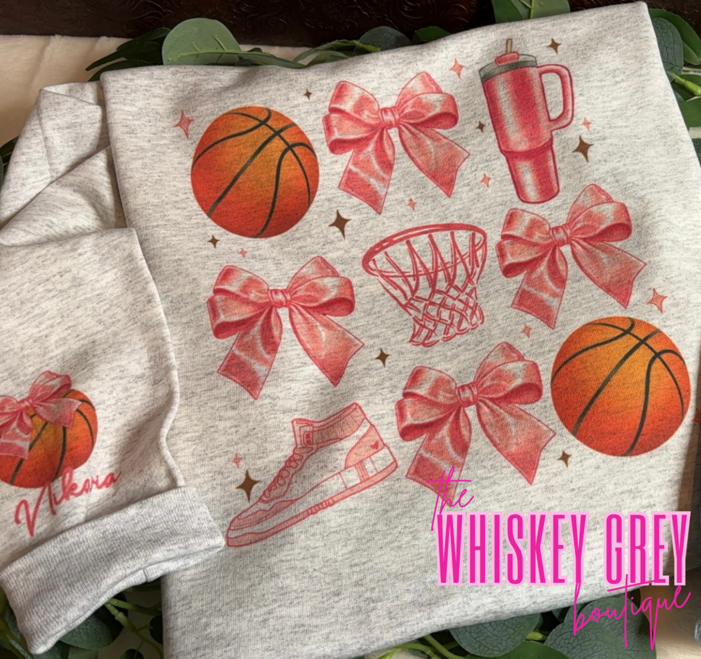 Basketball Coquette Bow