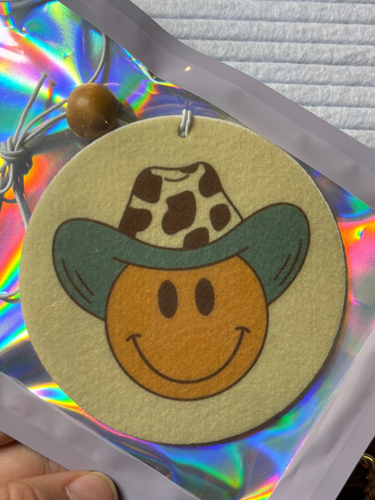 Felt Freshie-Western Smiley