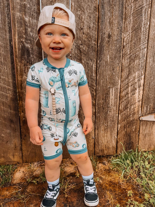 Need For Speed Bamboo Shortie Romper