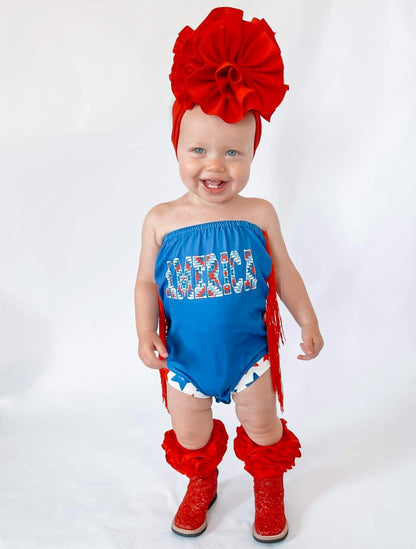 America Tube Bubble Romper/Top (FINAL SALE)