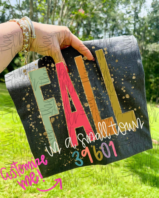 Fall in a Small Town-Custom Zip Code