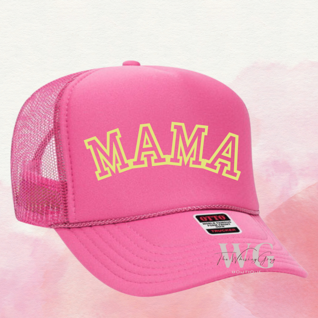 Varsity Mama Trucker Hat