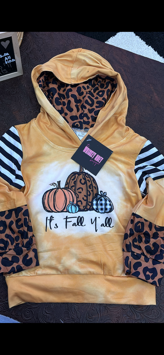 It's Fall Y'all Hooded Long Sleeve