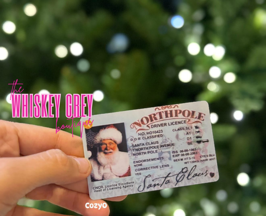 Santa’s Drivers License