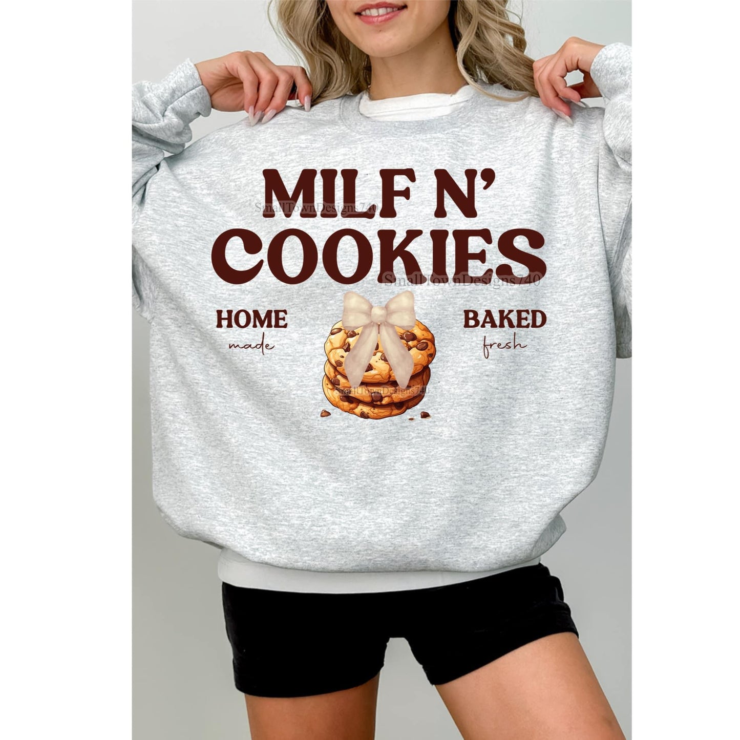 “MILF & Cookies” Crewneck