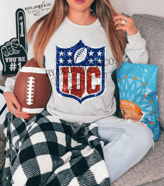 IDC Crewneck-Faux Sequins